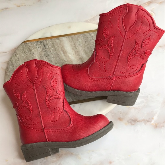 Cat & Jack Other - 🎉HP🎉 Red Cowgirl Boots